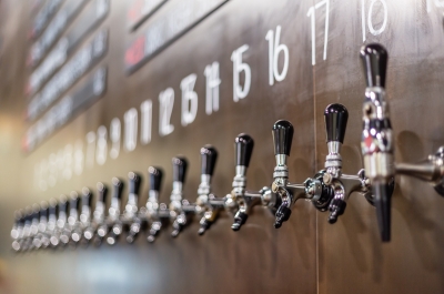 the taps at Torchlight Brewing Co.