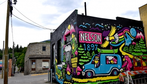 Silver King – The first artwork of the 2019 Nelson International Mural Festival