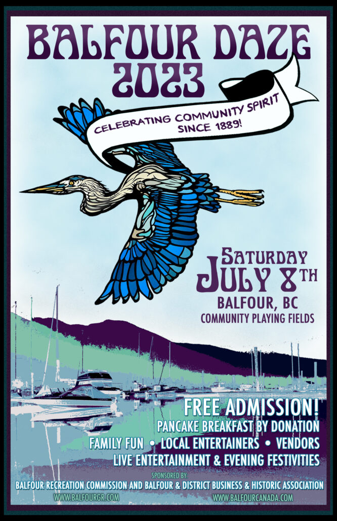 Balfour Daze Event Poster 2023