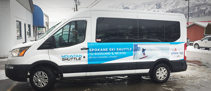 Spokane, Rossland, Nelson Airport Shuttle