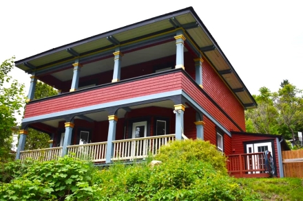 Big red heritage house in Nelson