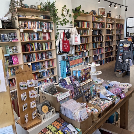 Inside of bookstore