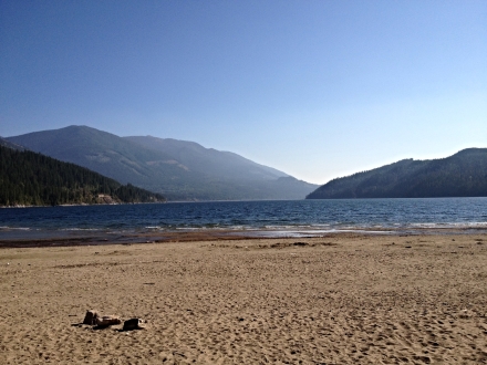 Crawford Bay Beach, photo by Kokanee Springs Resort