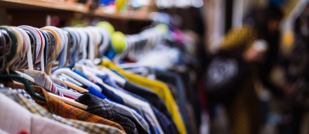 Clothing rack at VHKAS