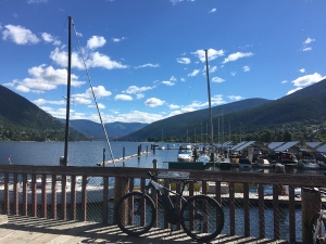 Bike at Wharf at Prestige Lakeside Resort