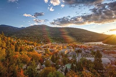 Nelson BC in the fall.