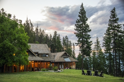 Mountain Trek Retreat Centre building in Ainsworth Hot Springs, BC
