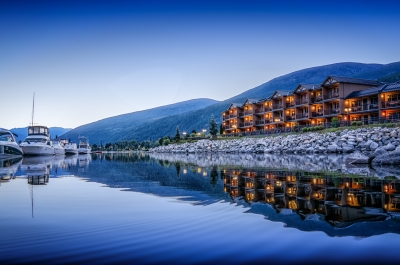 Prestige Lakside Resort situated on Kootenay Lake in Nelson, BC
