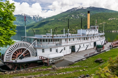 The SS Moyie National Historic Site in Kaslo, BC.