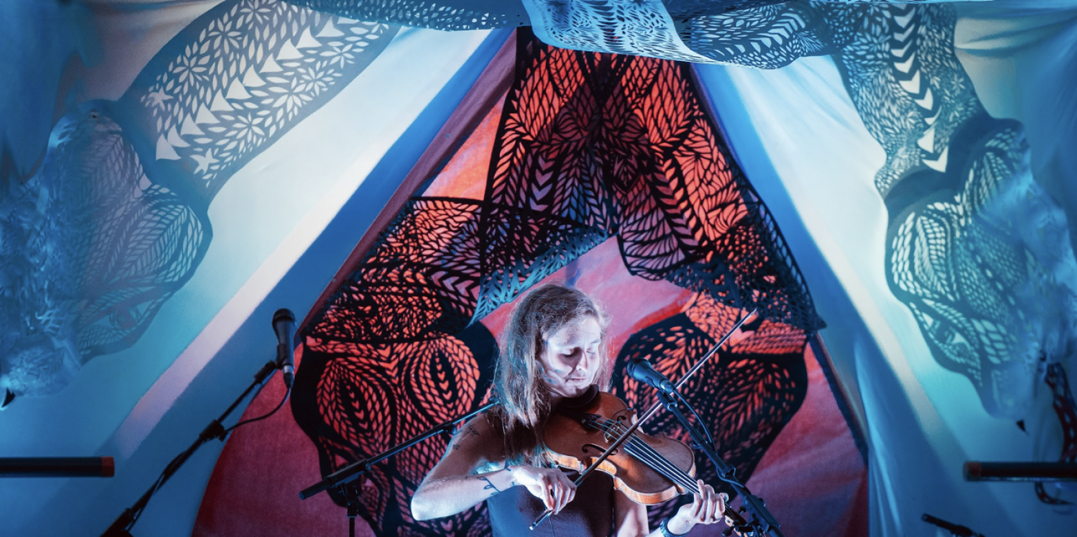 Performer at Tiny Lights Festival