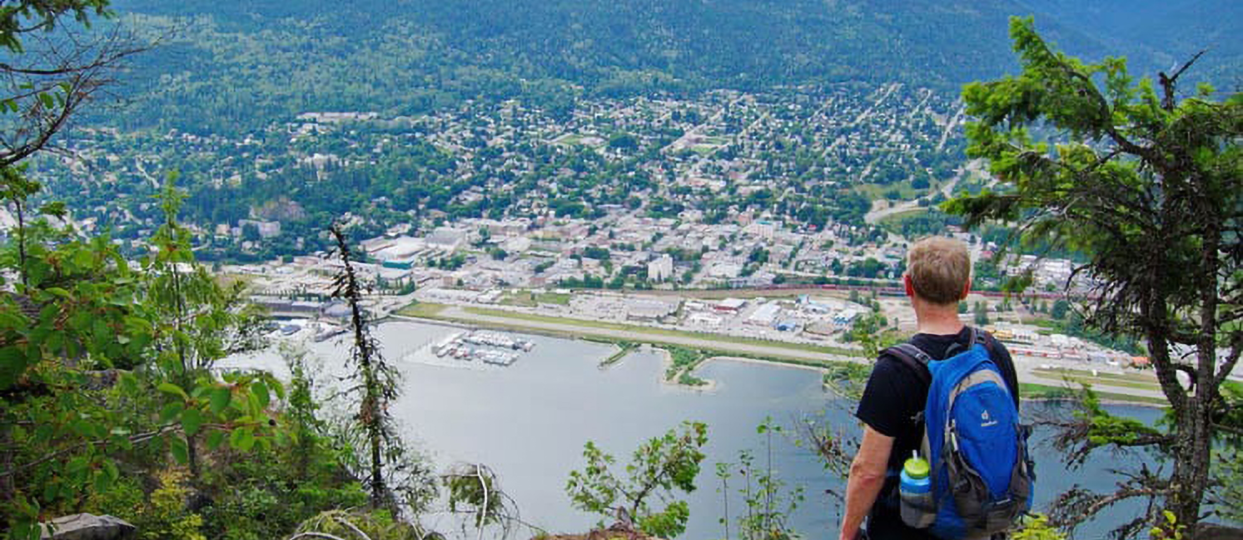 The view from Pulpit Rock above Nelson, BC, with lots to do in 24 hours