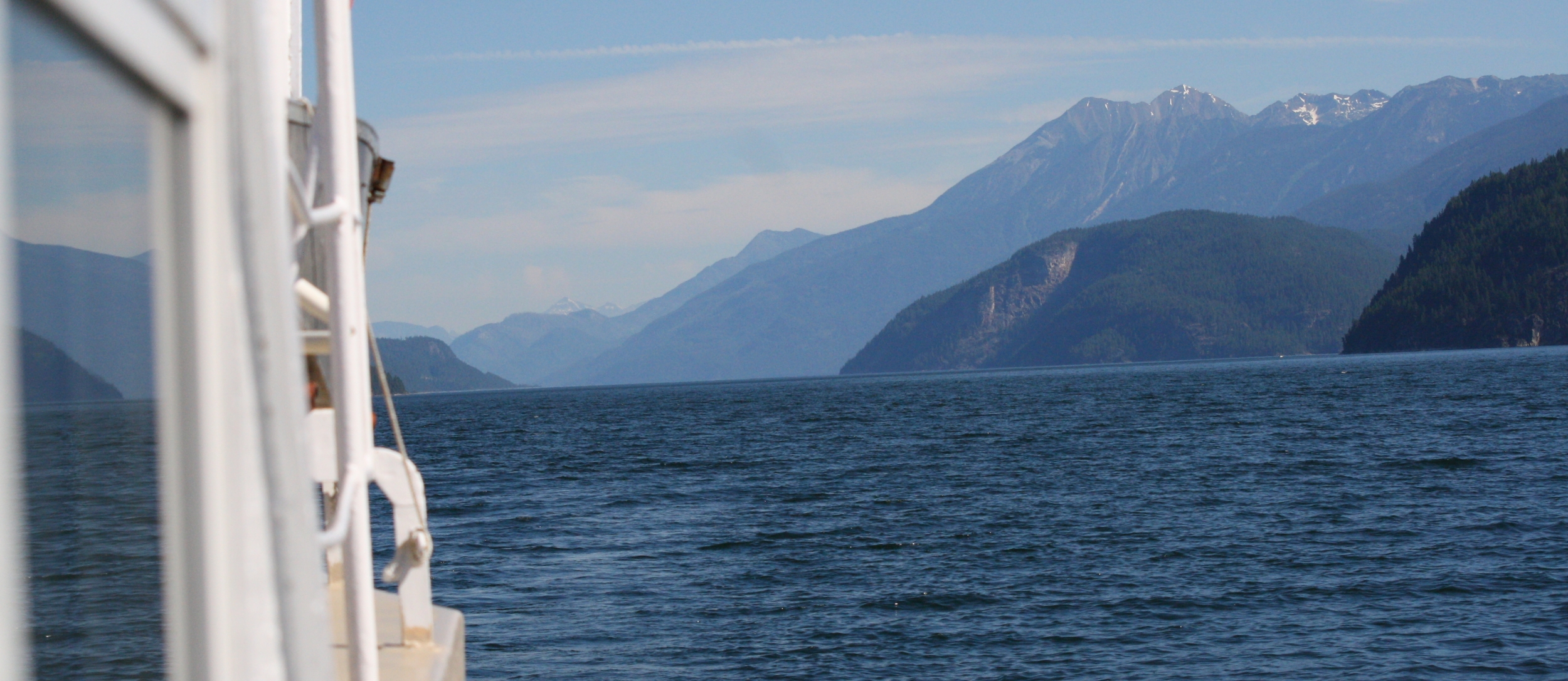 Boat Sailing on Kootenay Lake