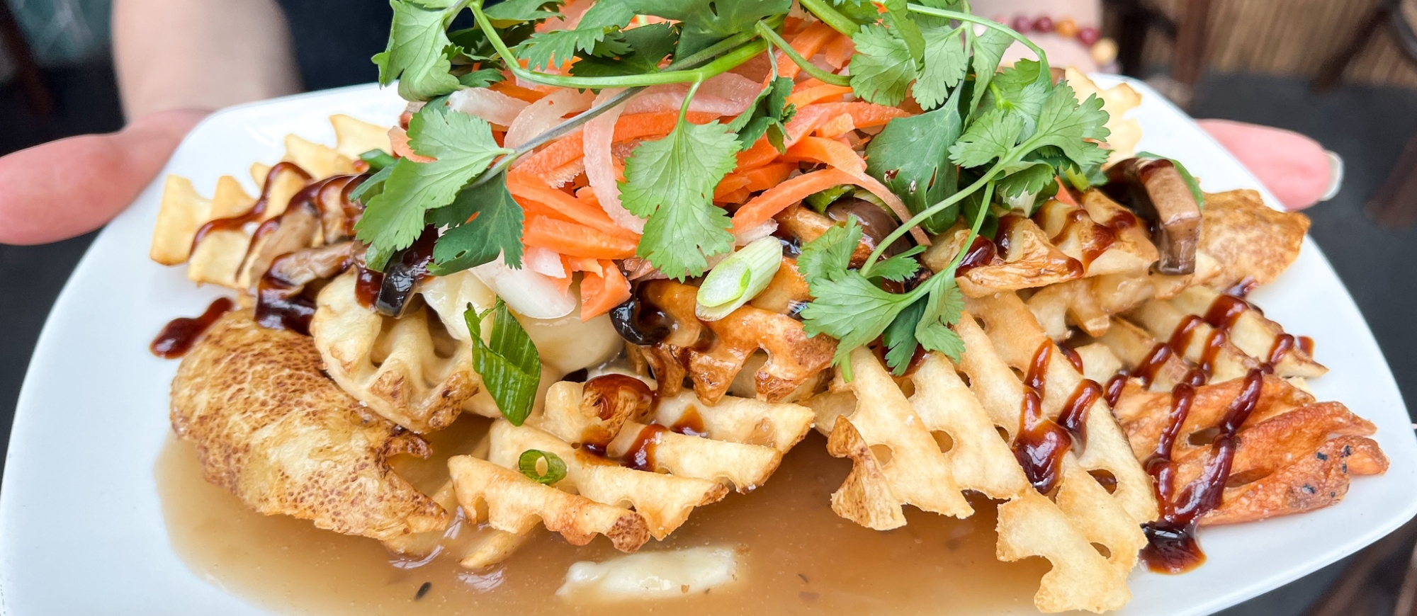 Waffle-fry pho-inspired poutine from Yum Son