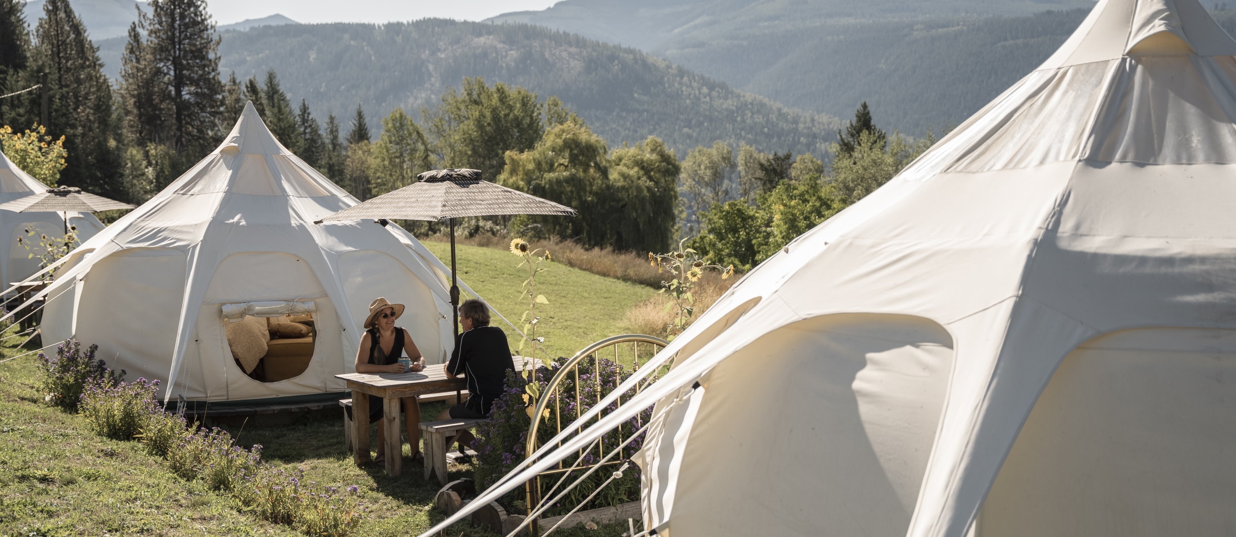 camping and glamping