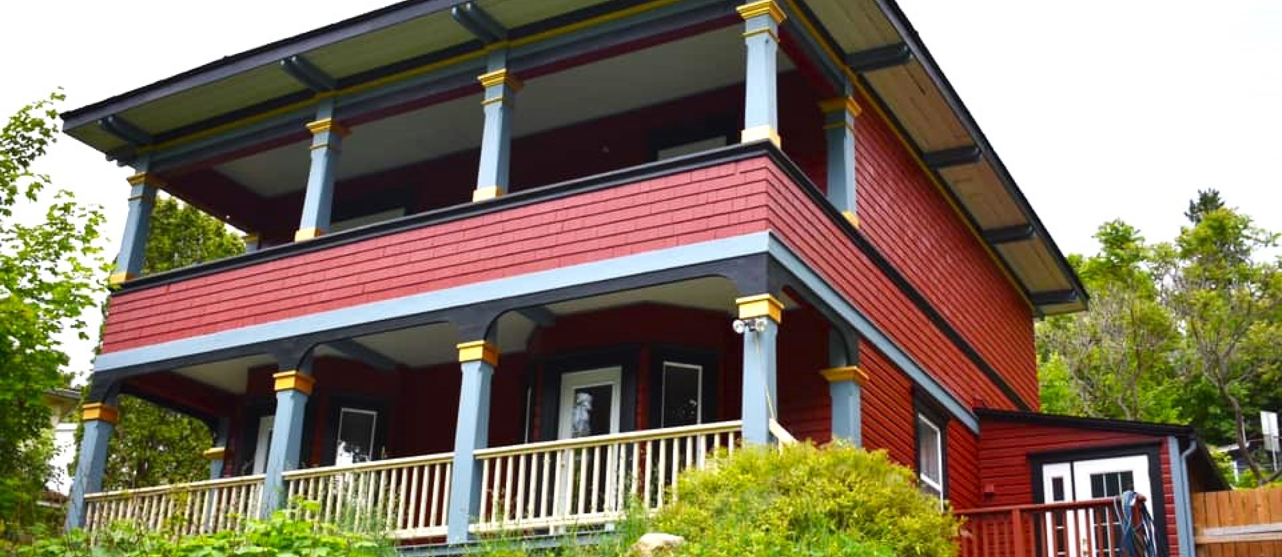 Big red heritage house in Nelson