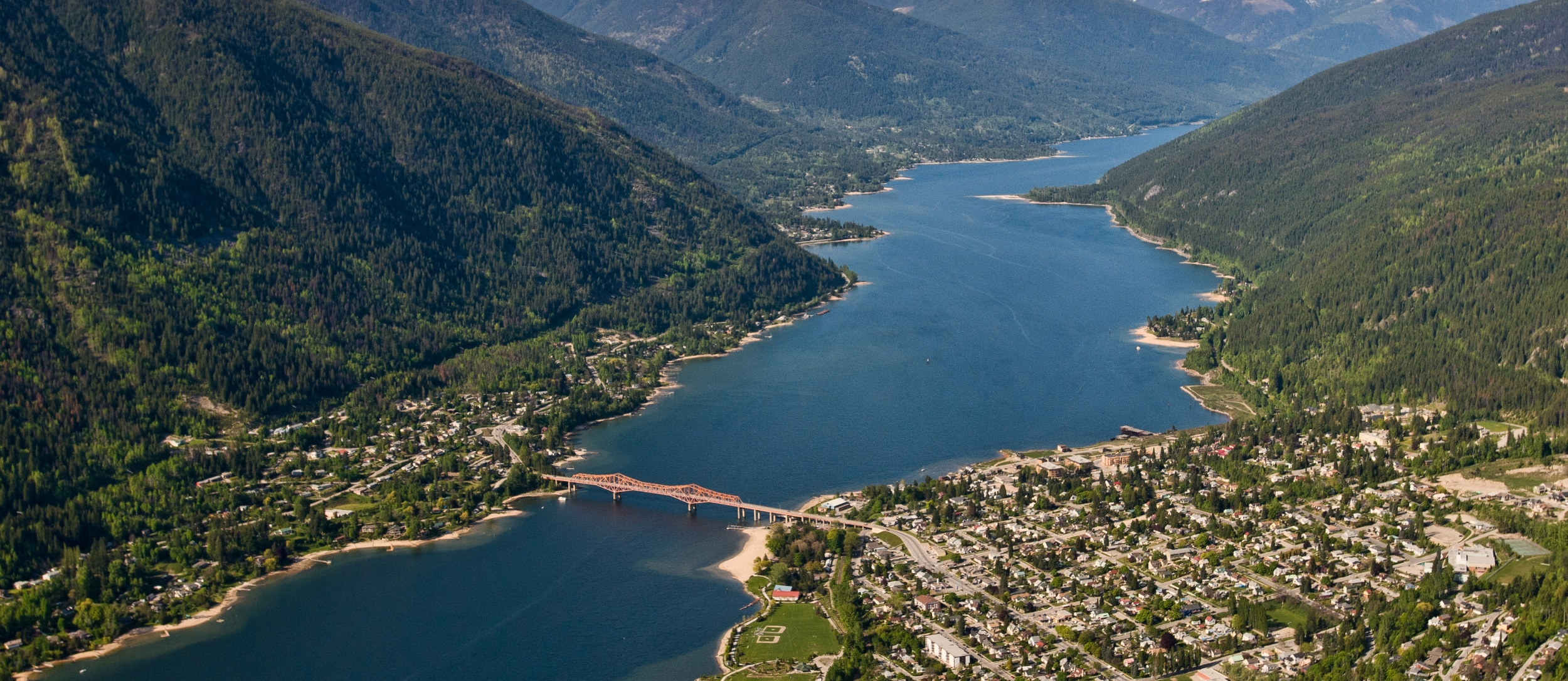 Nelson, BC Aerial View