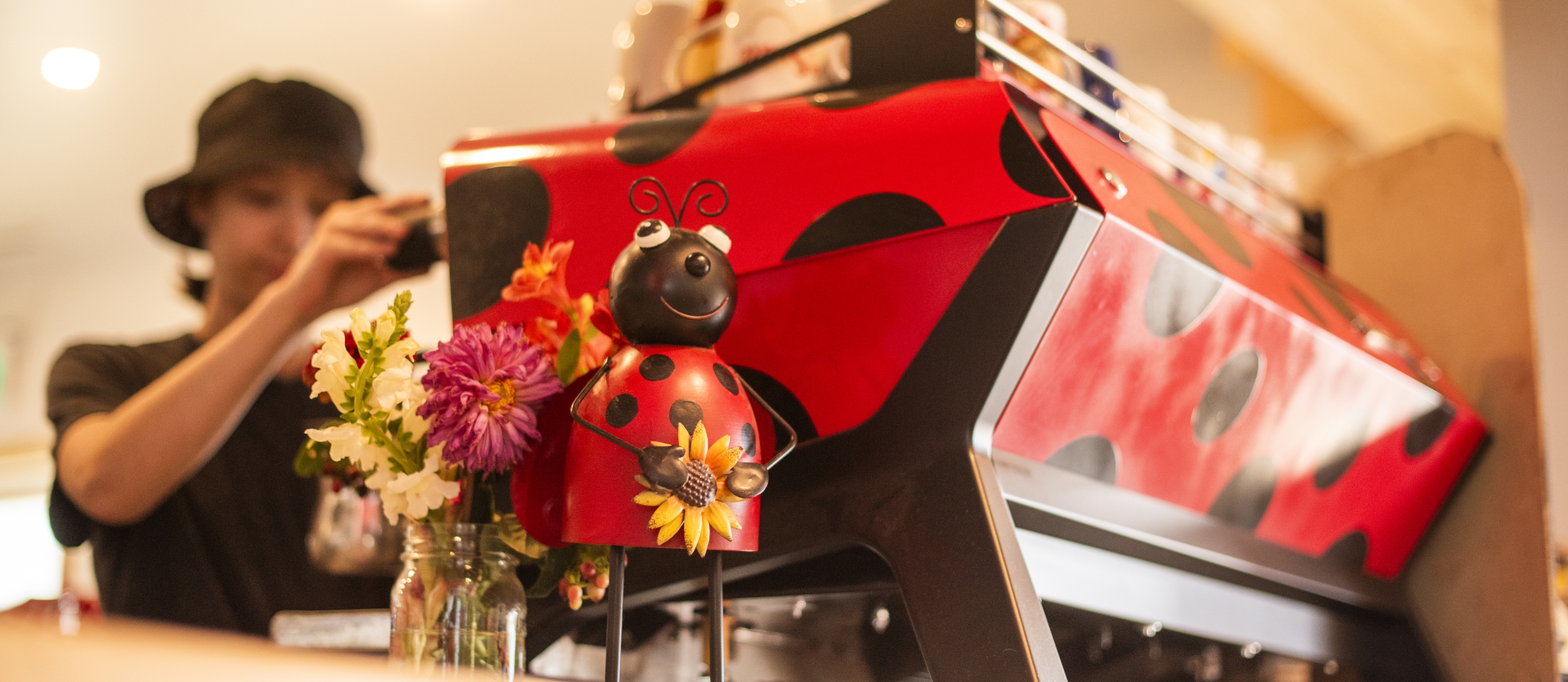 Ladybug cafe interior