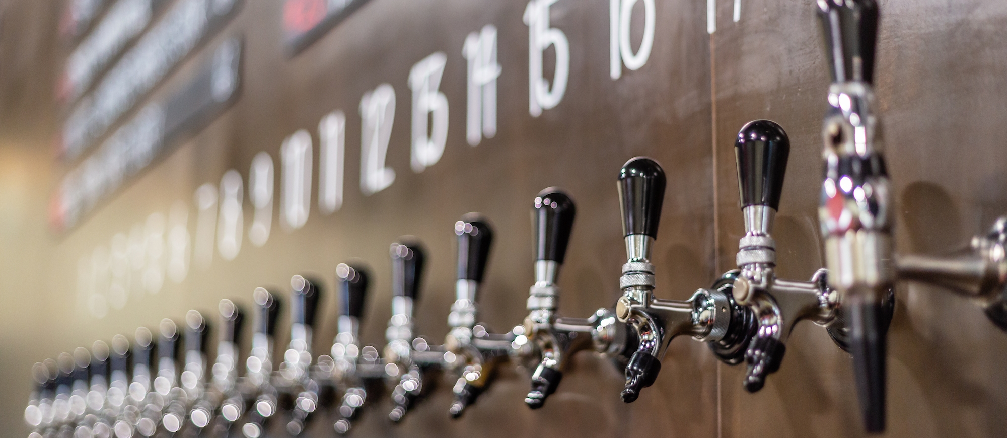 the taps at Torchlight Brewing Co.
