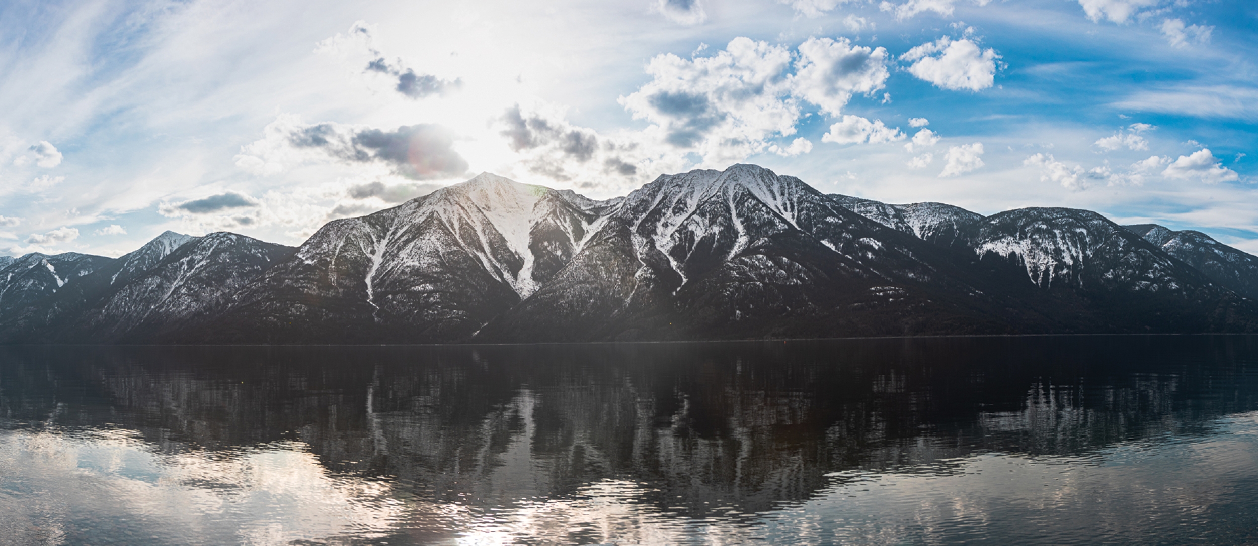 Kootenay Lake from East Shore.