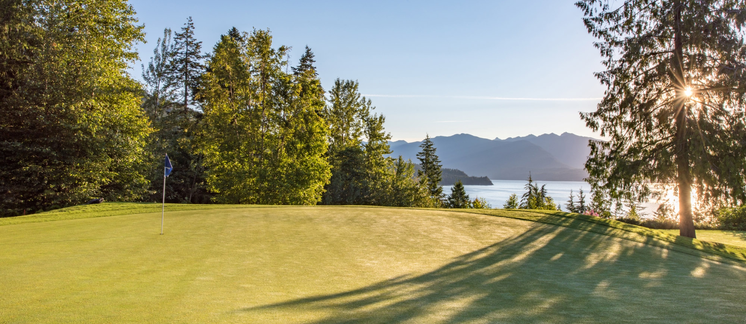 Sunrise on hole 17 of at Balfour Golf & Recreation