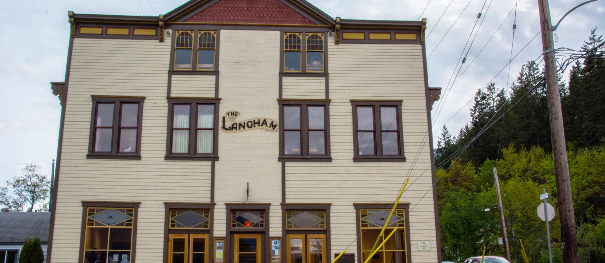 The Langham Cultural Centre building in Kaslo, BC