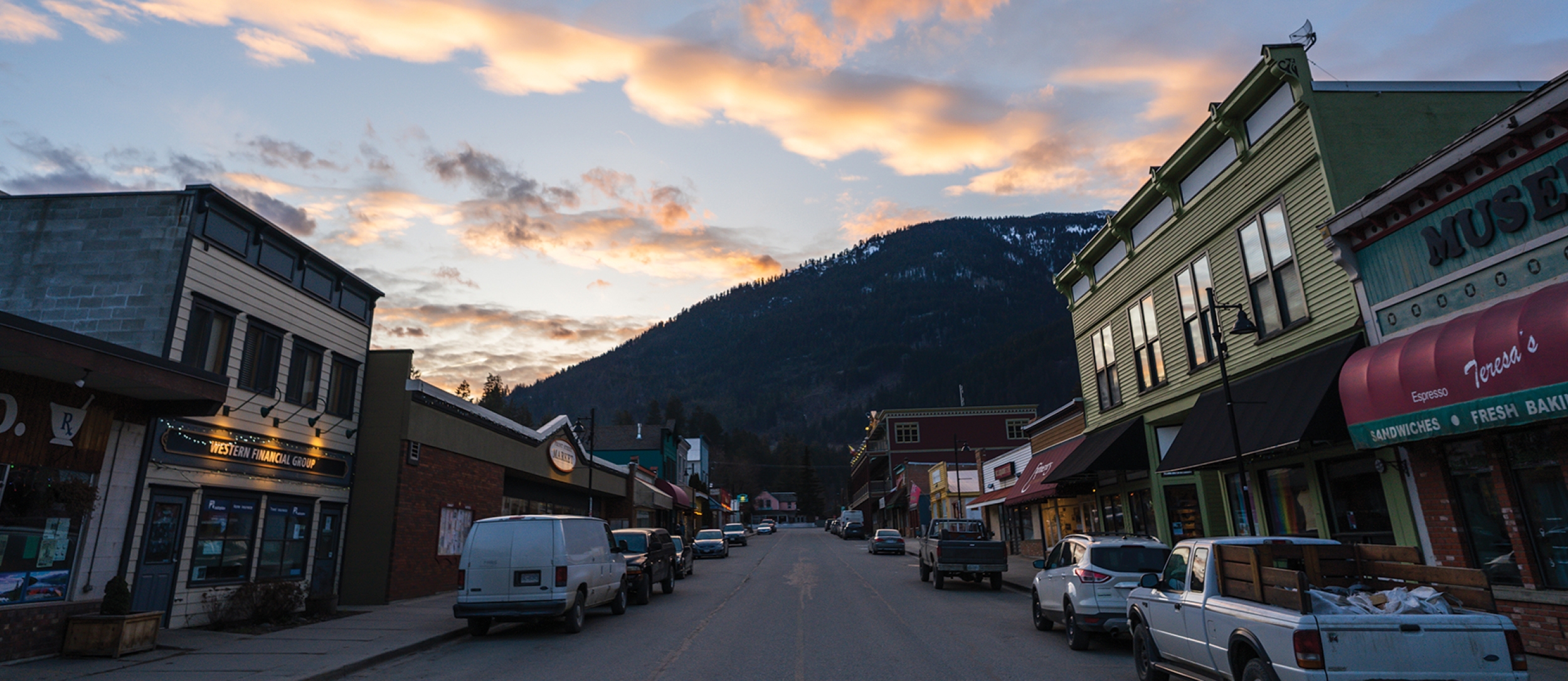 Kaslo downtown.