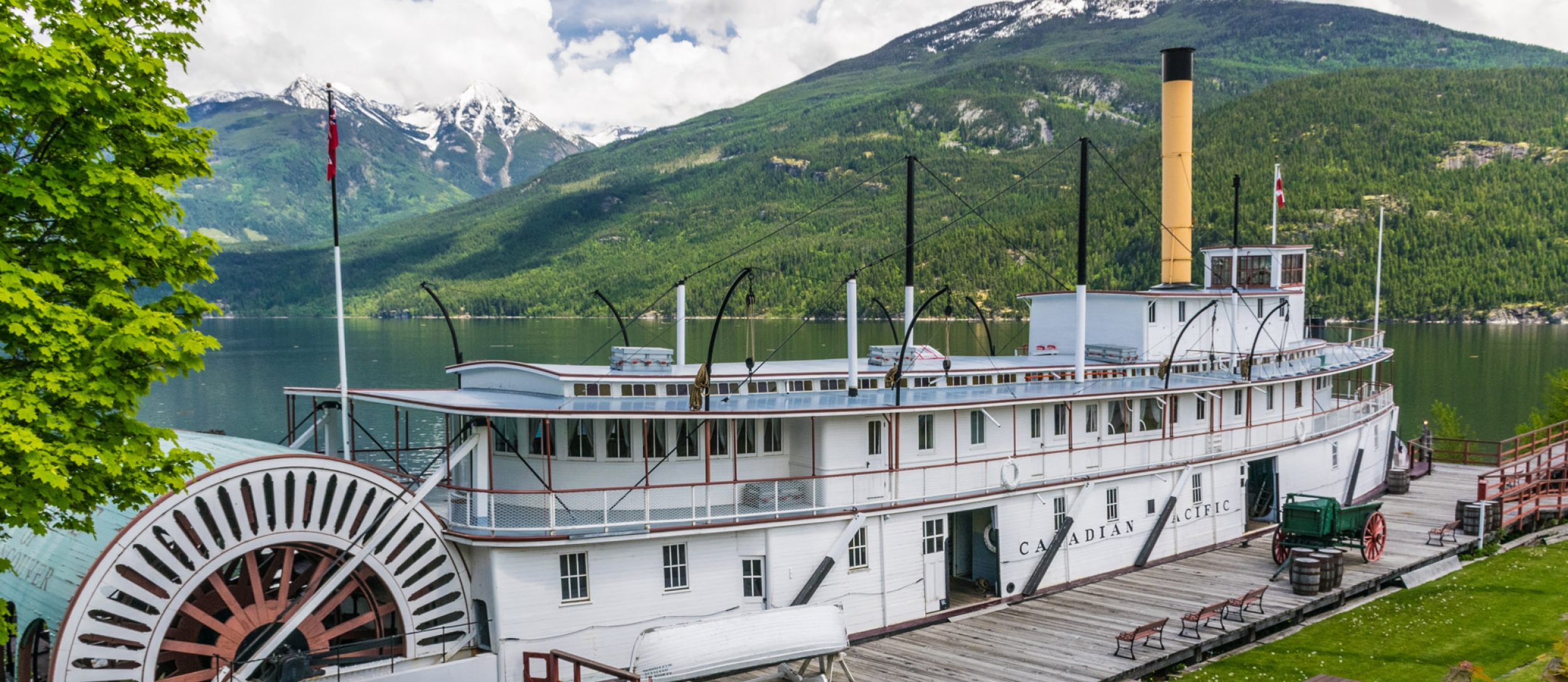 The SS Moyie National Historic Site in Kaslo, BC.