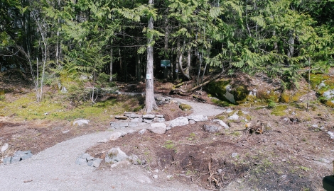 A portion of The Great Trail near Crawford Bay, BC