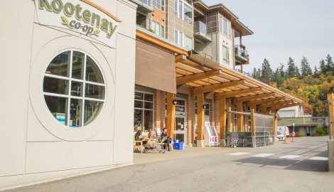 the outside of the Kootenay Co-op in Nelson, BC.