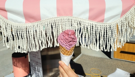 Real ice cream cone